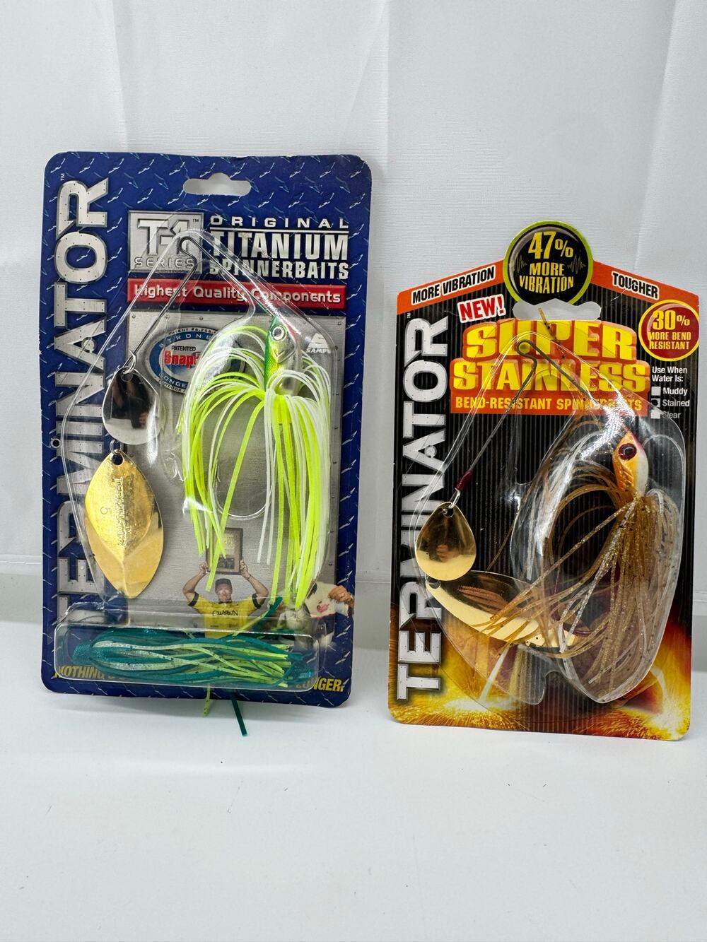 Termintator Titanium & Terminator Super Stainless Spinnerbaits - lot of 2